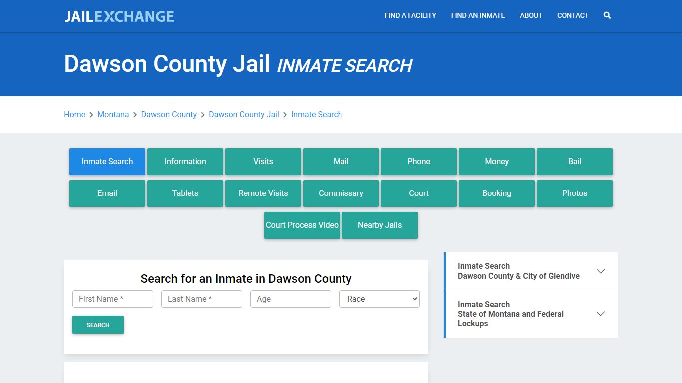 Dawson County Jail, MT Inmate Search: Roster & Mugshots - Jail Exchange